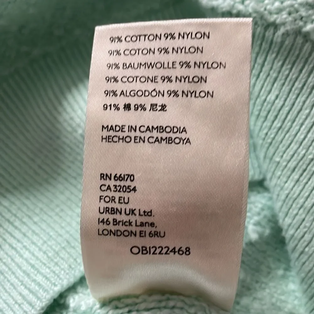 Free People Mint Green Sweatshirt
